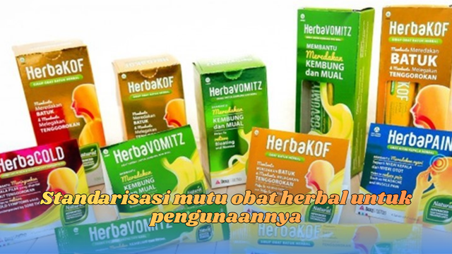 Standarisasi mutu obat herbal